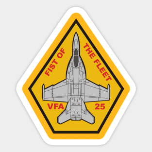 VFA-25 Fist of the Fleet - F/A-18 Sticker